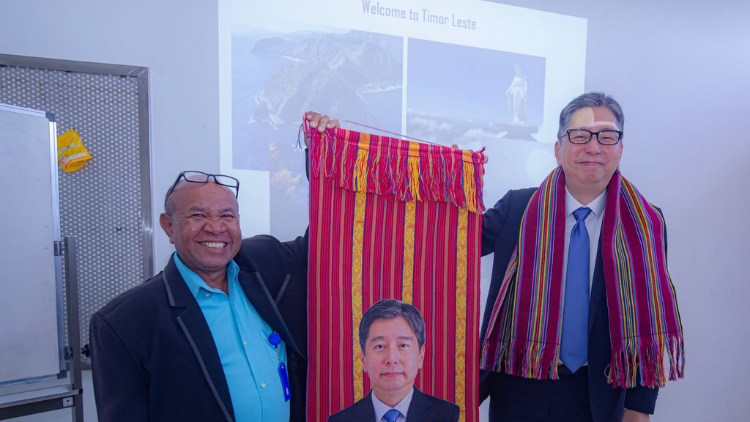 FECT-UNTL Nia Komunidade Akadémika Simu Vizita Delegasaun JICA (Japan International Cooperation Agency) Husi Headquarters Tokyo Mai Iha Fakuldade Enjeñaria