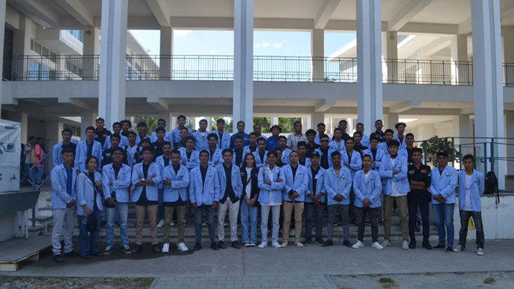 FECT no DEEE Dezloka Estudante Na'in 58 ba Estájiu Servisu Sosial iha Liquiça