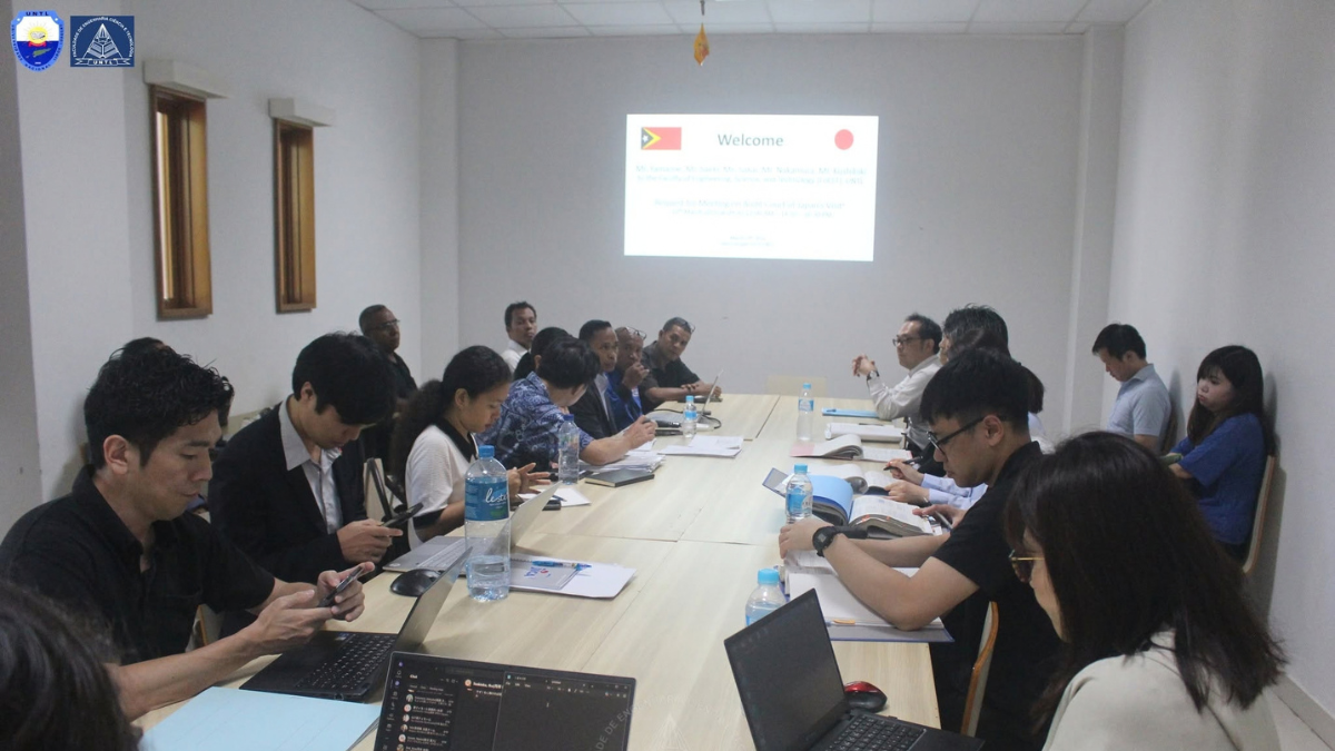 Fakuldade Enjeñaria Reuniaun Ho JICA Nia Ekipa Auditoria Husi Japaun