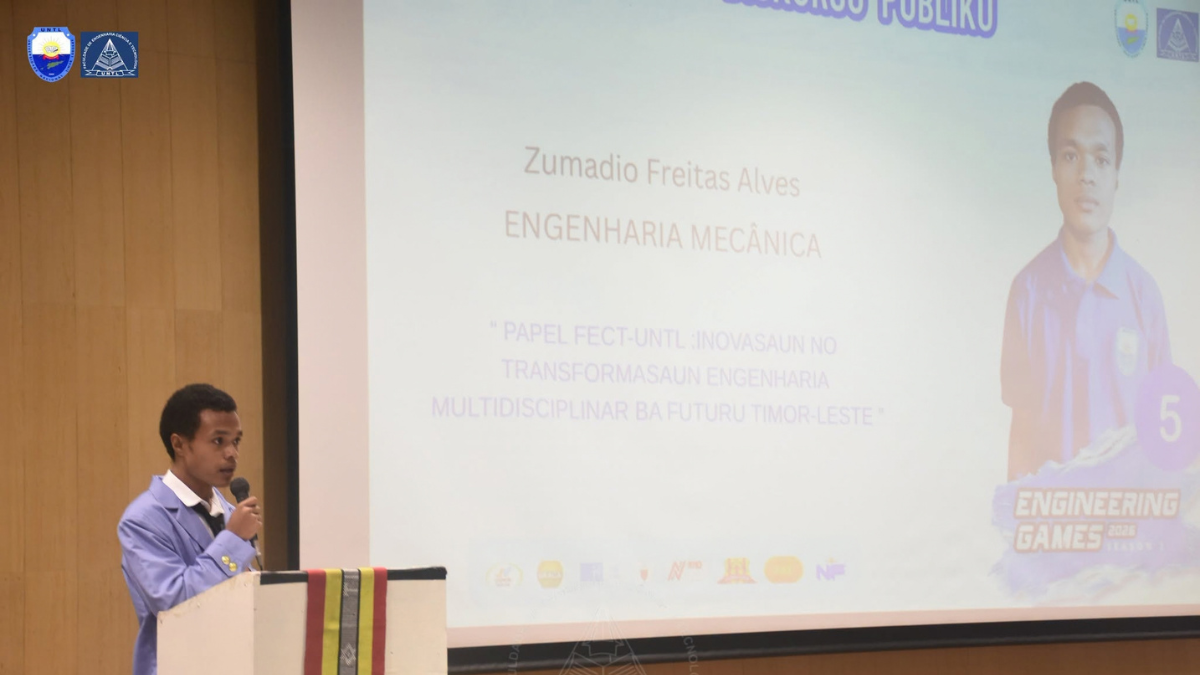 Estudante Aysha Sai Vencedór Iha Engineering Games 2026 Ba Kompetisaun Diskursu Públiku