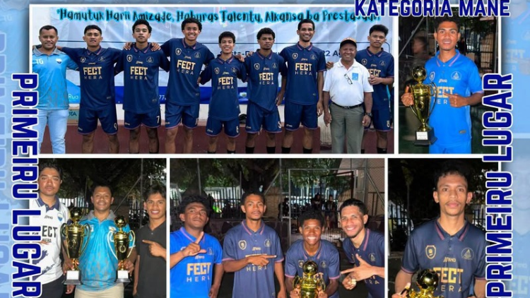 Parabéns ba ekipa Futsal Faculdade de Engenharia, Ciência e Tecnologia (FECT), Kontinua Luta no Kontinua Halo Orgulho ba Faculdade de Engenharia, Ciência e Tecnologia.