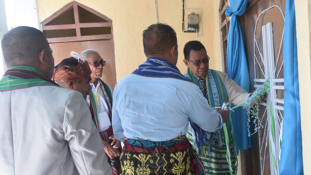 Estudante FECT-DEM Hamutuk Ho Autoridade, Grupu Karizmatiku No Komunidade Nitibe Konstrui Kapela Foun